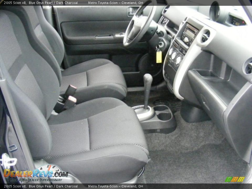 2005 Scion xB Blue Onyx Pearl / Dark Charcoal Photo #14