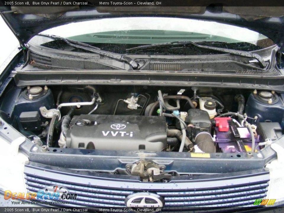 2005 Scion xB Blue Onyx Pearl / Dark Charcoal Photo #28