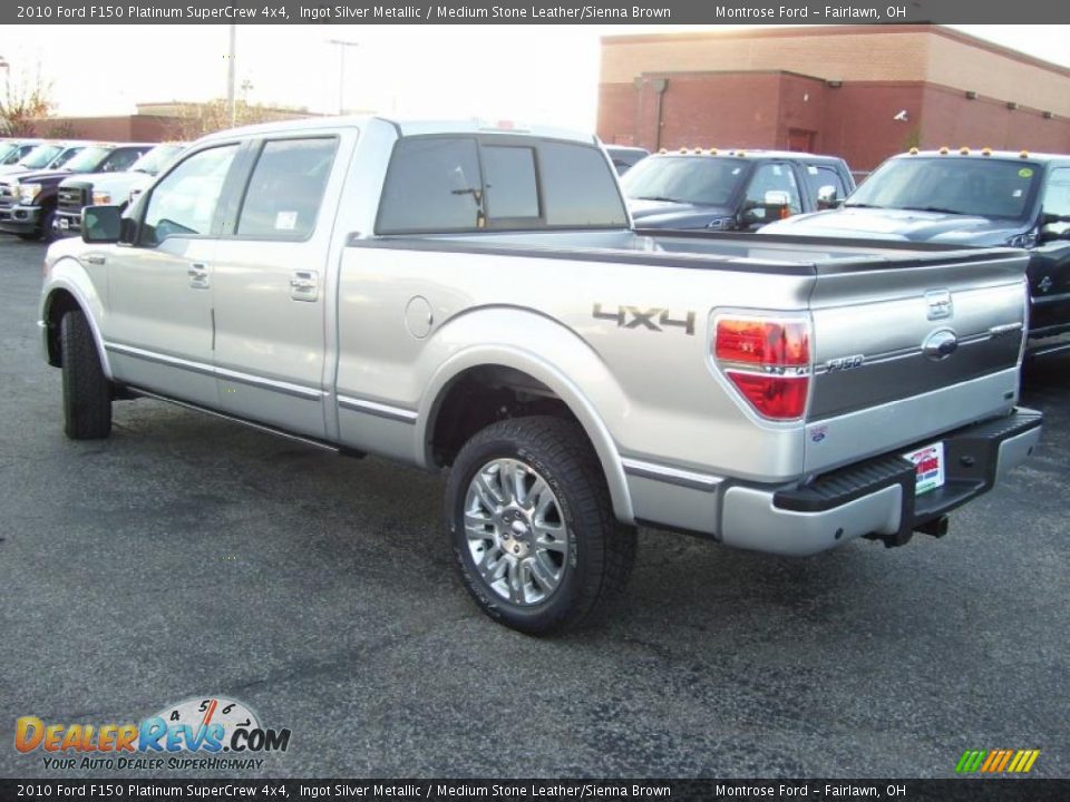 Ingot Silver Metallic 2010 Ford F150 Platinum SuperCrew 4x4 Photo #3