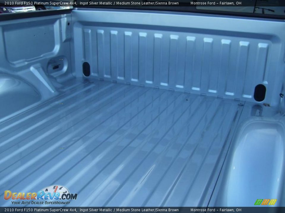 2010 Ford F150 Platinum SuperCrew 4x4 Ingot Silver Metallic / Medium Stone Leather/Sienna Brown Photo #7