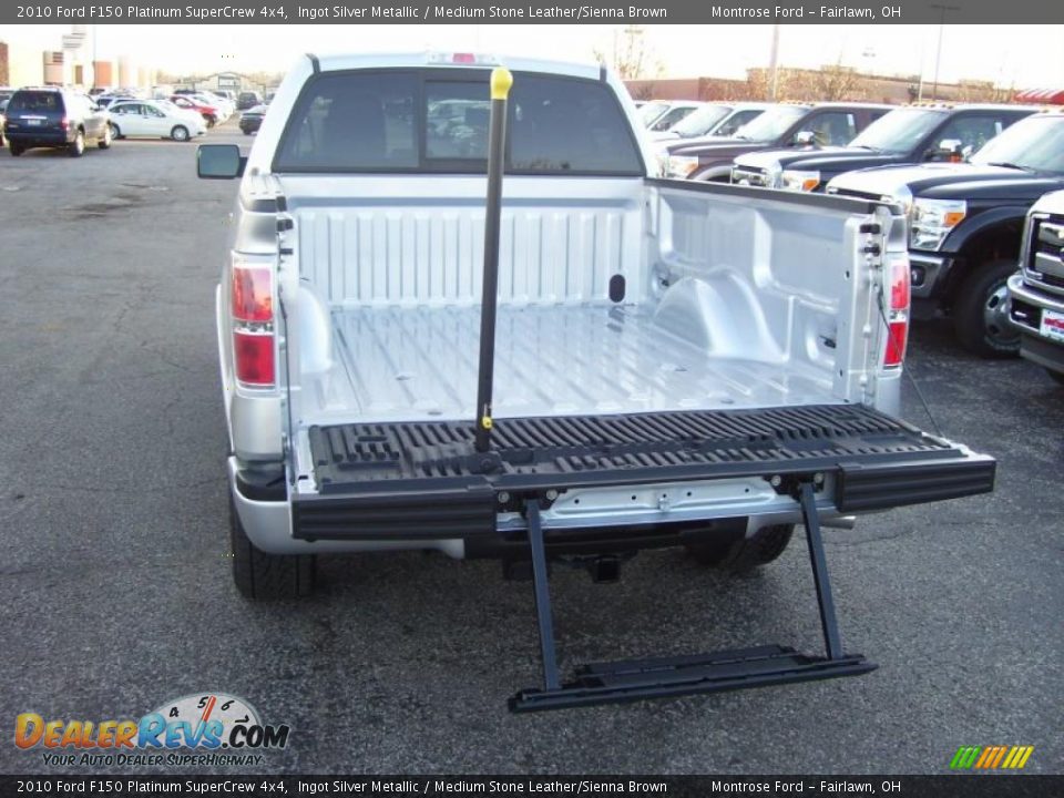 Ingot Silver Metallic 2010 Ford F150 Platinum SuperCrew 4x4 Photo #8