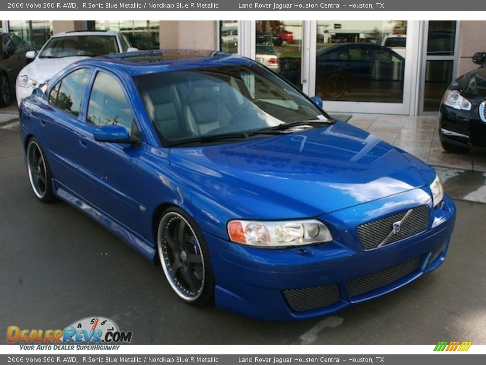 2006 Volvo S60 R AWD R Sonic Blue Metallic / Nordkap Blue R Metallic Photo #13
