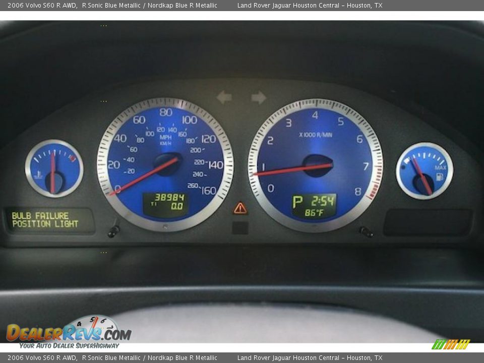 2006 Volvo S60 R AWD R Sonic Blue Metallic / Nordkap Blue R Metallic Photo #35