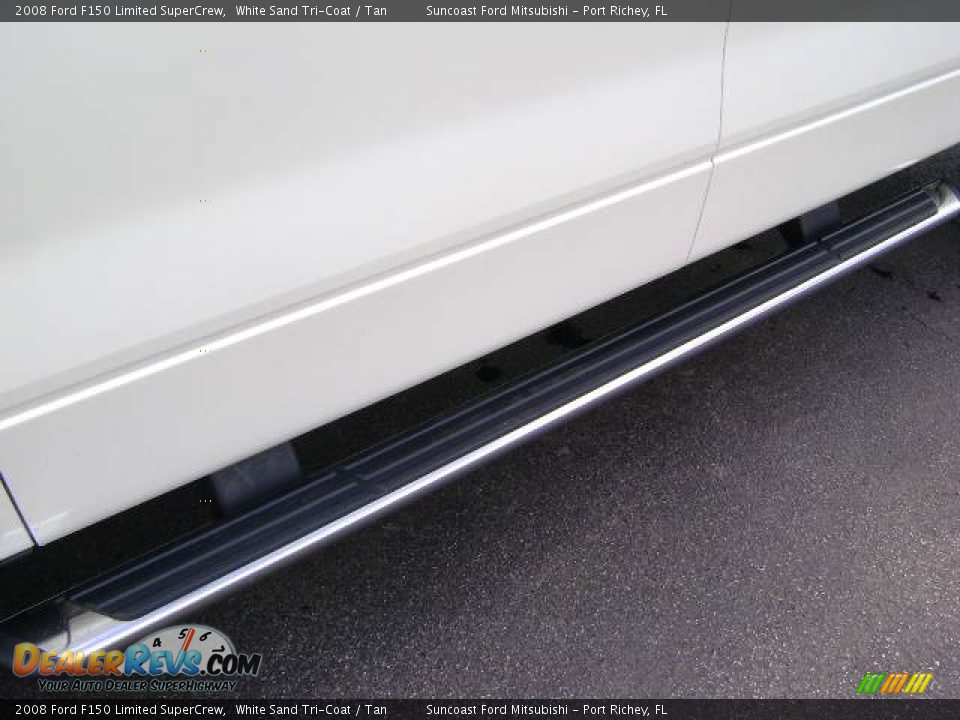 2008 Ford F150 Limited SuperCrew White Sand Tri-Coat / Tan Photo #9