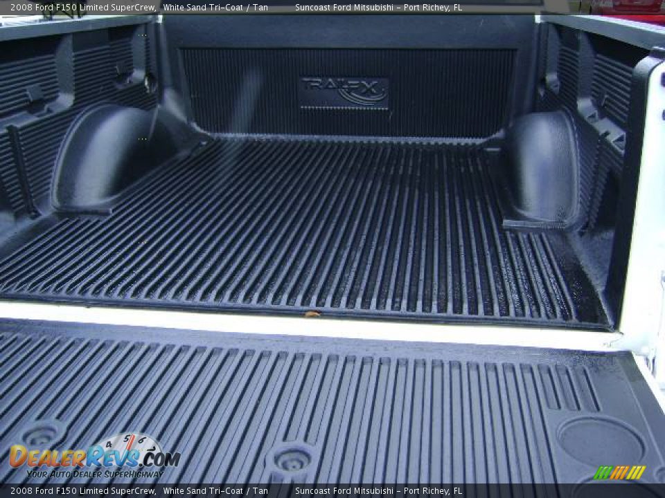 2008 Ford F150 Limited SuperCrew White Sand Tri-Coat / Tan Photo #13