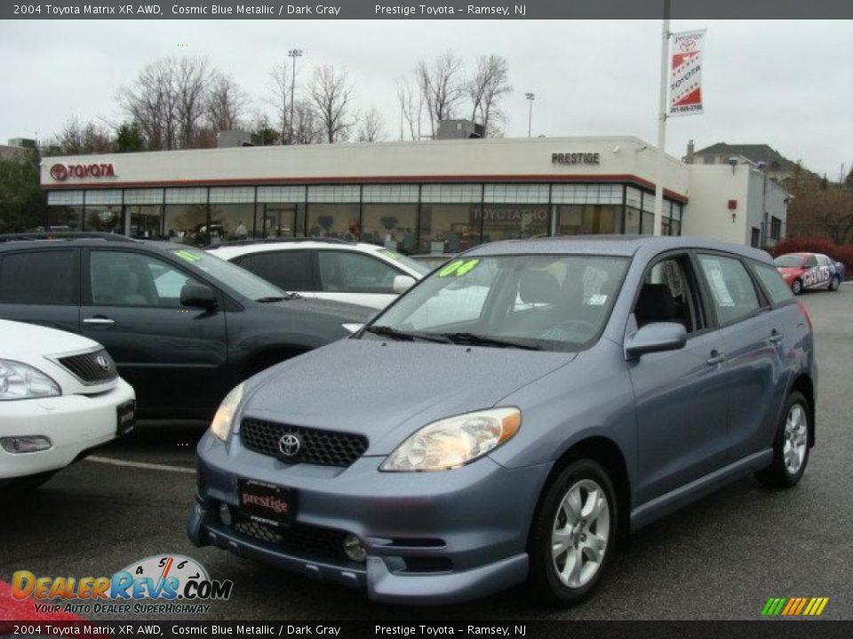2004 Toyota Matrix XR AWD Cosmic Blue Metallic / Dark Gray Photo #1