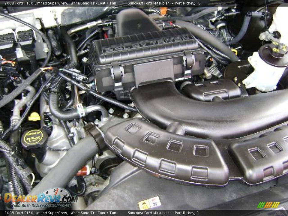 2008 Ford F150 Limited SuperCrew White Sand Tri-Coat / Tan Photo #17