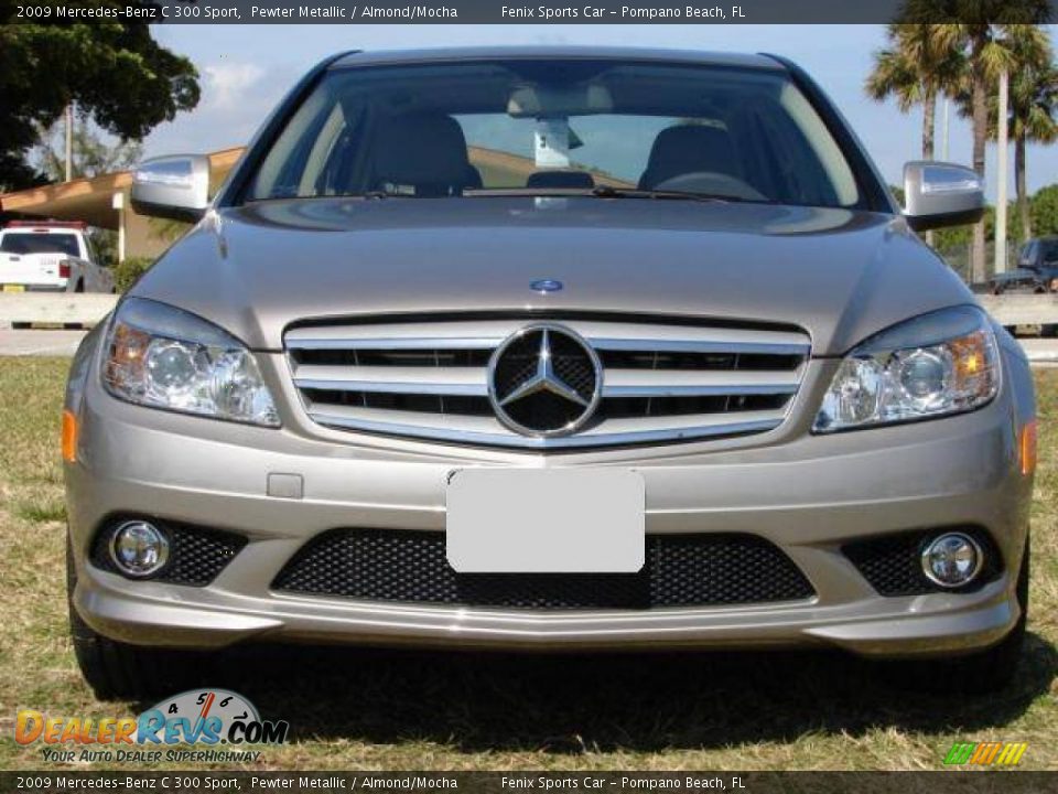 2009 Mercedes-Benz C 300 Sport Pewter Metallic / Almond/Mocha Photo #1
