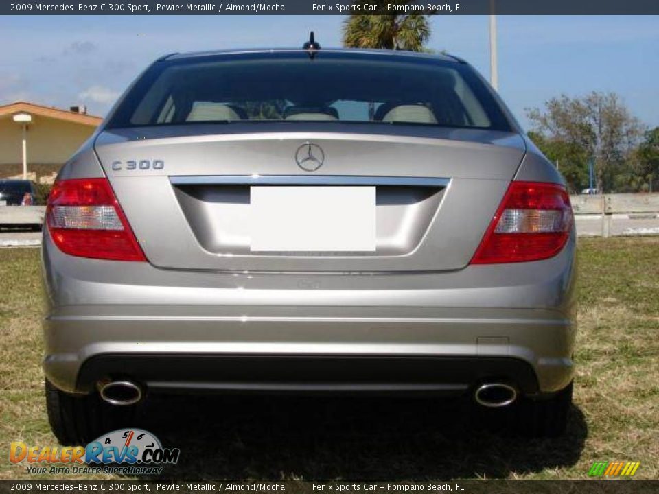 2009 Mercedes-Benz C 300 Sport Pewter Metallic / Almond/Mocha Photo #2