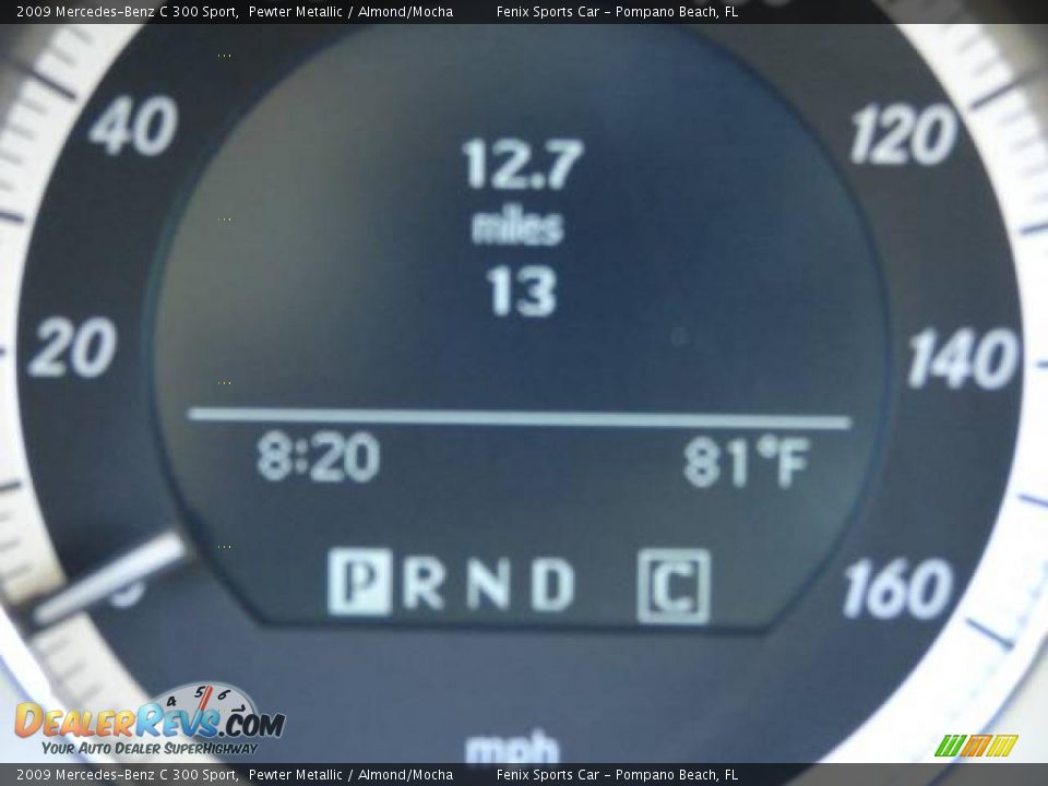 2009 Mercedes-Benz C 300 Sport Pewter Metallic / Almond/Mocha Photo #5