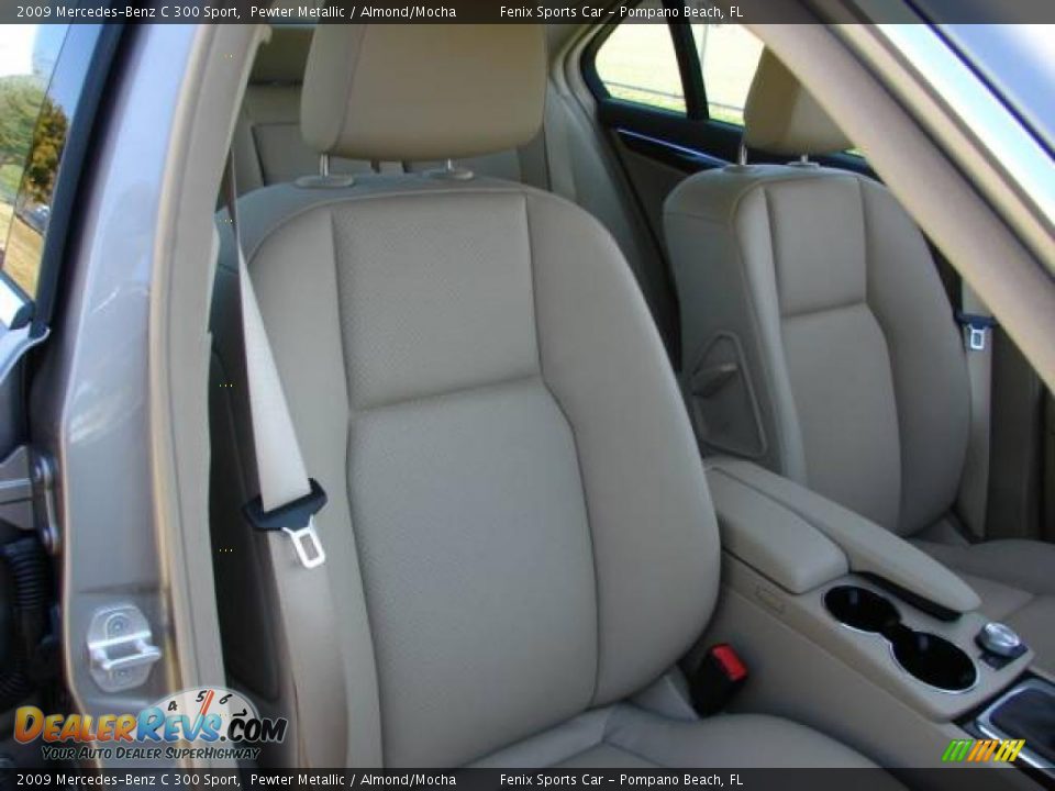 2009 Mercedes-Benz C 300 Sport Pewter Metallic / Almond/Mocha Photo #7
