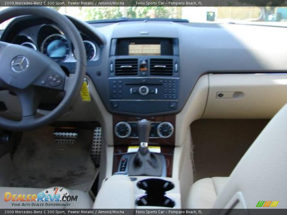 2009 Mercedes-Benz C 300 Sport Pewter Metallic / Almond/Mocha Photo #9