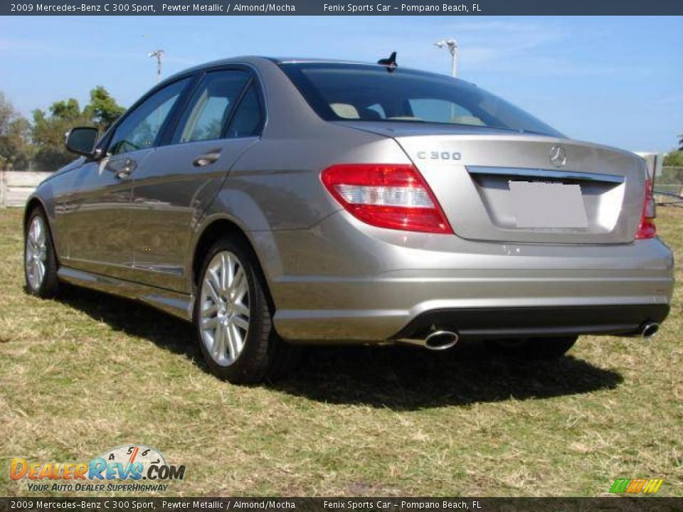 2009 Mercedes-Benz C 300 Sport Pewter Metallic / Almond/Mocha Photo #10