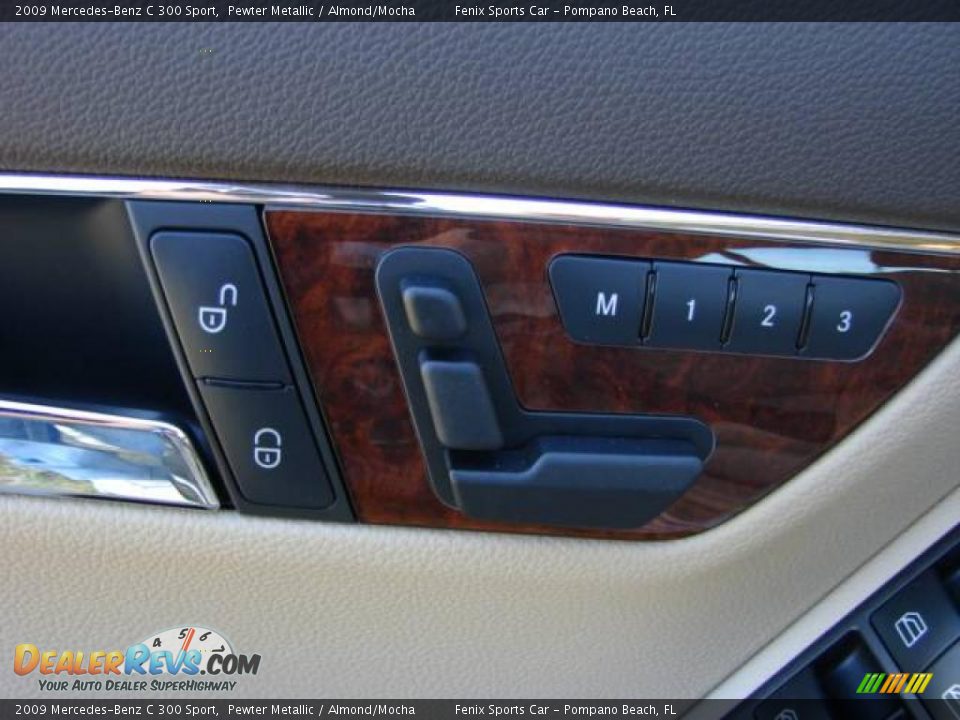 2009 Mercedes-Benz C 300 Sport Pewter Metallic / Almond/Mocha Photo #15