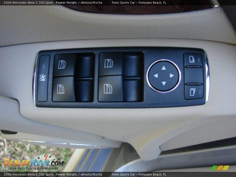 2009 Mercedes-Benz C 300 Sport Pewter Metallic / Almond/Mocha Photo #16