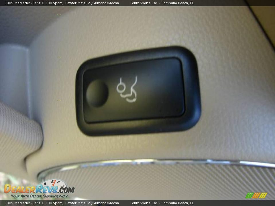 2009 Mercedes-Benz C 300 Sport Pewter Metallic / Almond/Mocha Photo #17