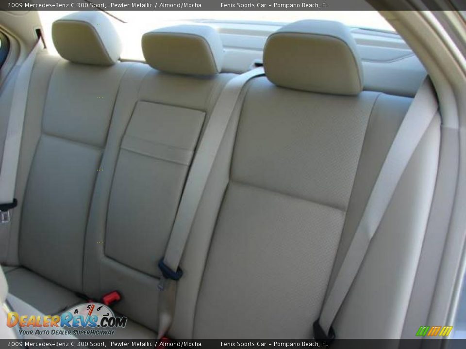 2009 Mercedes-Benz C 300 Sport Pewter Metallic / Almond/Mocha Photo #19