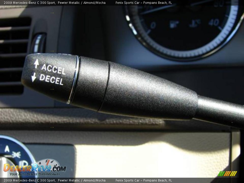 2009 Mercedes-Benz C 300 Sport Pewter Metallic / Almond/Mocha Photo #23