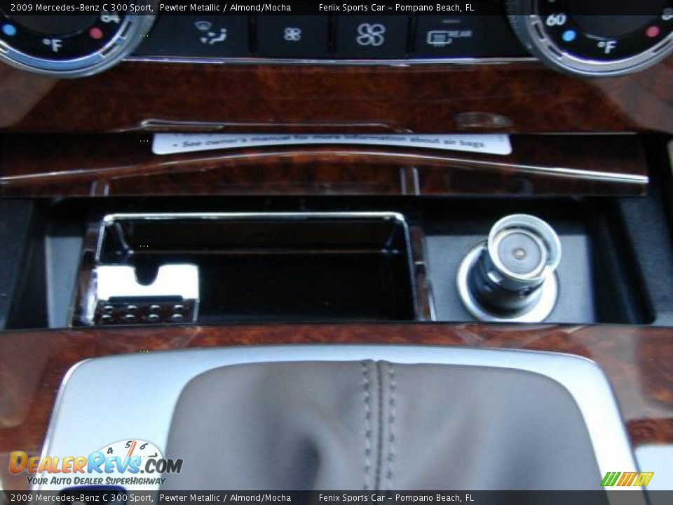 2009 Mercedes-Benz C 300 Sport Pewter Metallic / Almond/Mocha Photo #30