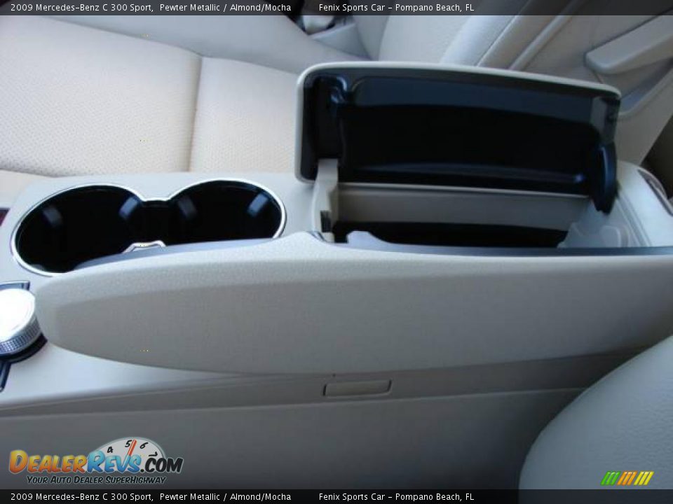 2009 Mercedes-Benz C 300 Sport Pewter Metallic / Almond/Mocha Photo #33