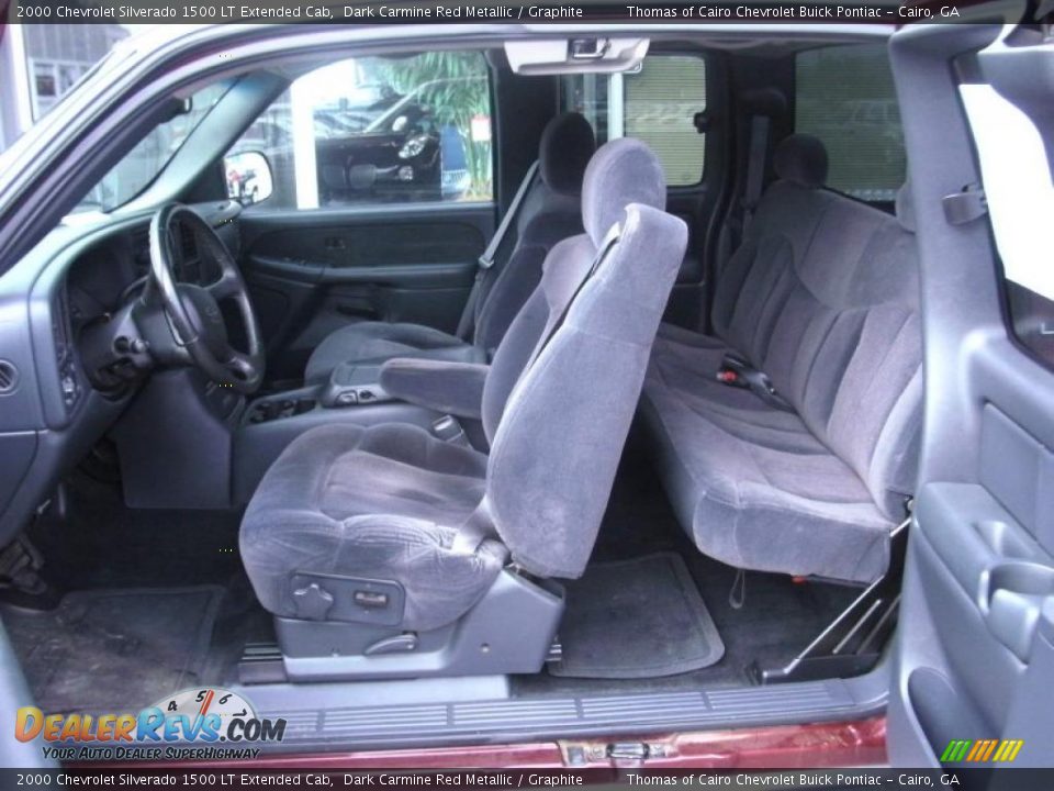 Graphite Interior - 2000 Chevrolet Silverado 1500 LT Extended Cab Photo #5