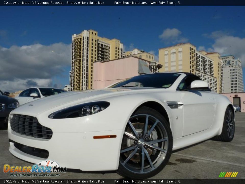 Front 3/4 View of 2011 Aston Martin V8 Vantage Roadster Photo #1