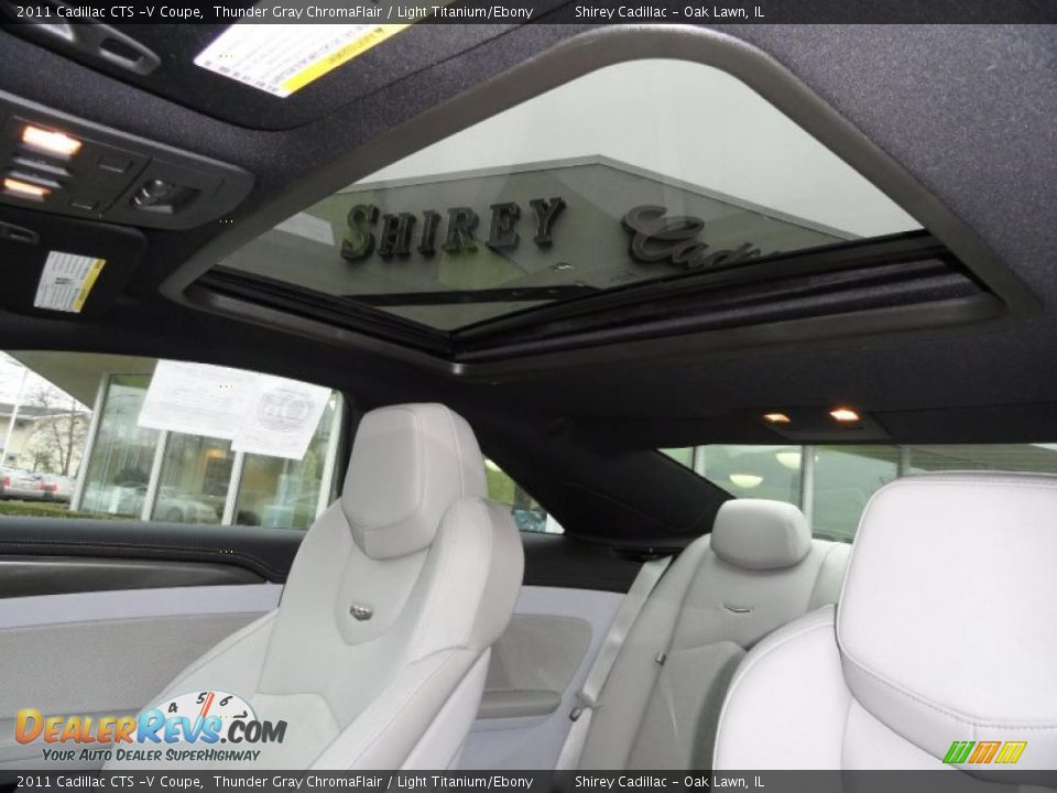 Sunroof of 2011 Cadillac CTS -V Coupe Photo #14