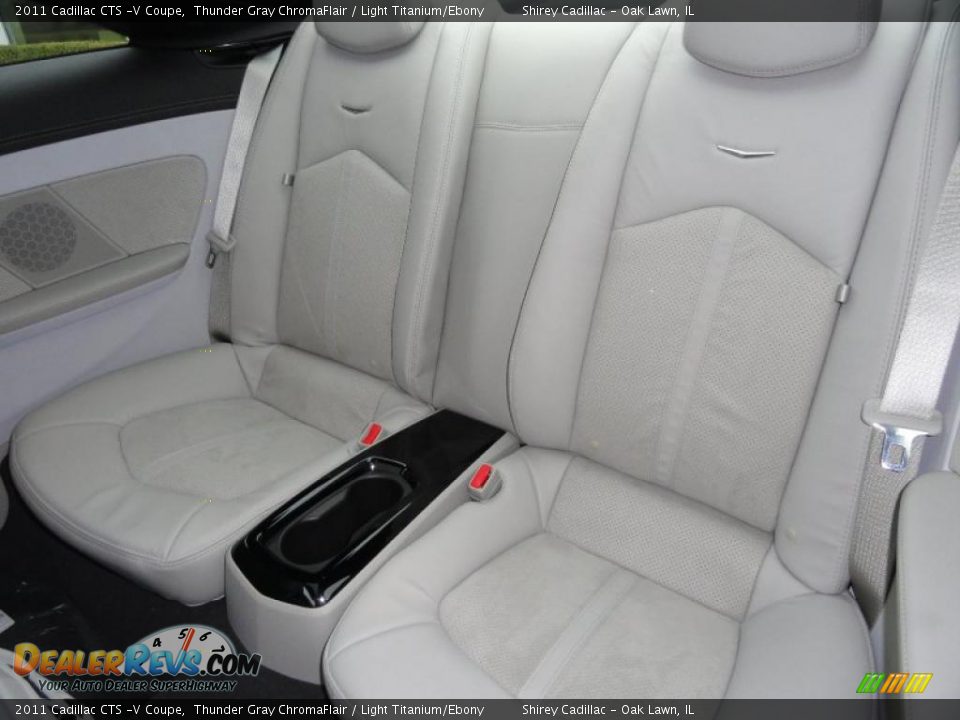 Light Titanium/Ebony Interior - 2011 Cadillac CTS -V Coupe Photo #15