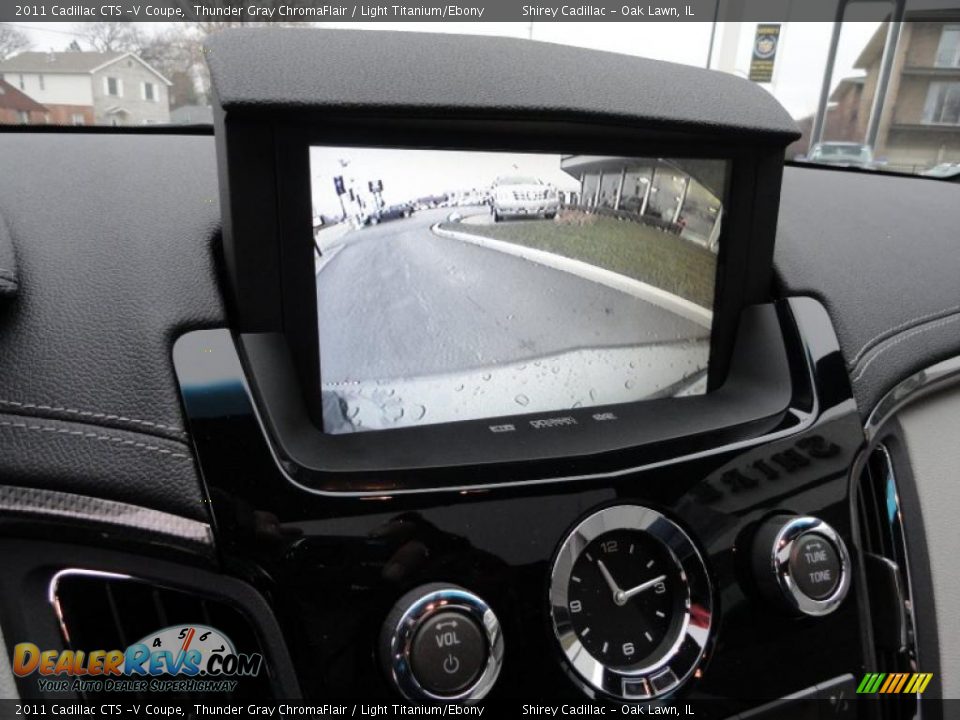 2011 Cadillac CTS -V Coupe Thunder Gray ChromaFlair / Light Titanium/Ebony Photo #20