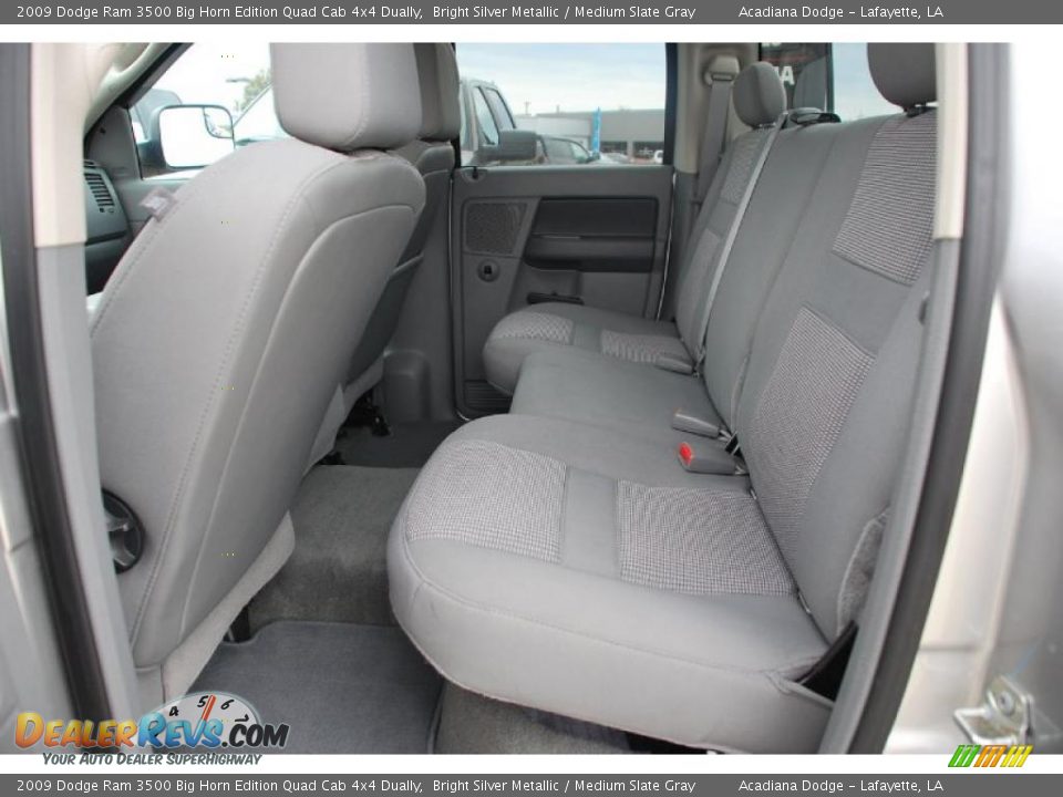 Medium Slate Gray Interior - 2009 Dodge Ram 3500 Big Horn Edition Quad Cab 4x4 Dually Photo #22