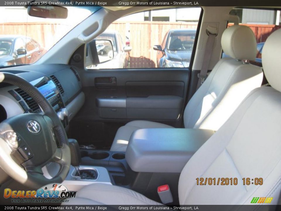 2008 Toyota Tundra SR5 CrewMax 4x4 Pyrite Mica / Beige Photo #3