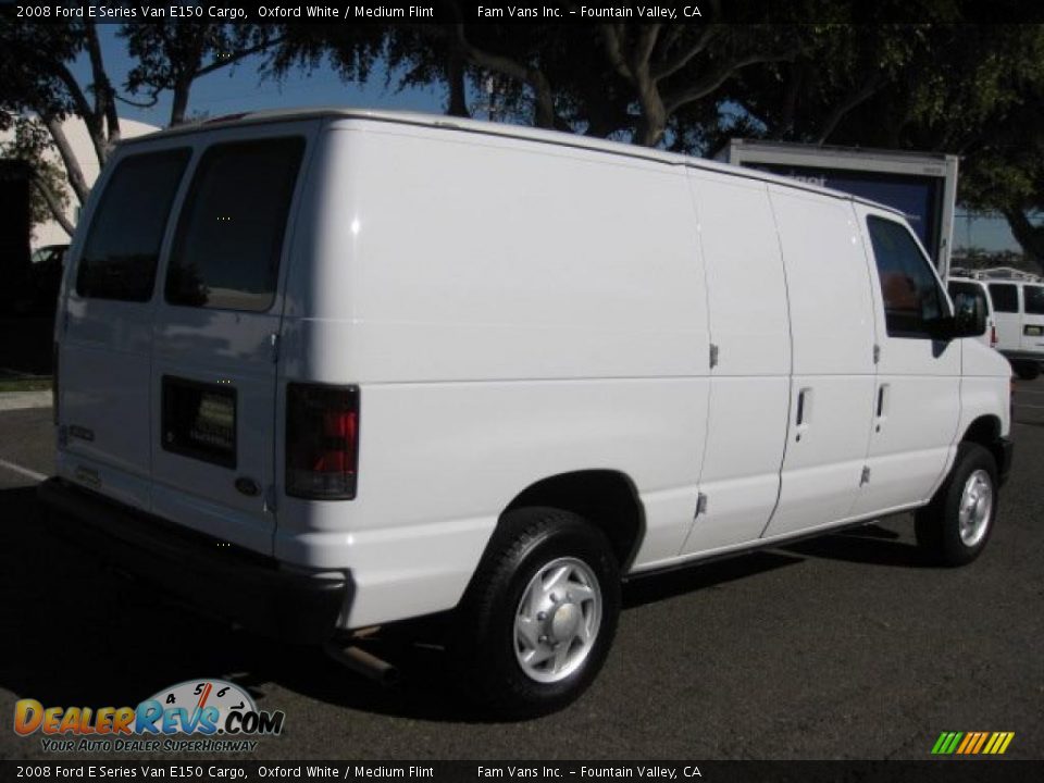 2008 Ford E Series Van E150 Cargo Oxford White / Medium Flint Photo #6