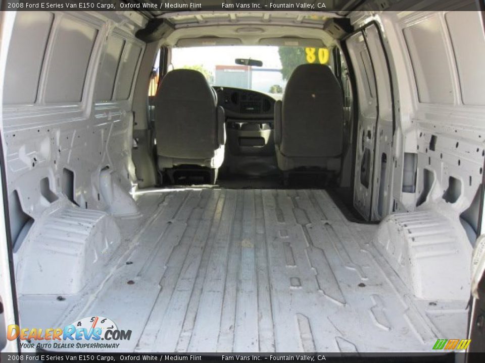 2008 Ford E Series Van E150 Cargo Oxford White / Medium Flint Photo #7