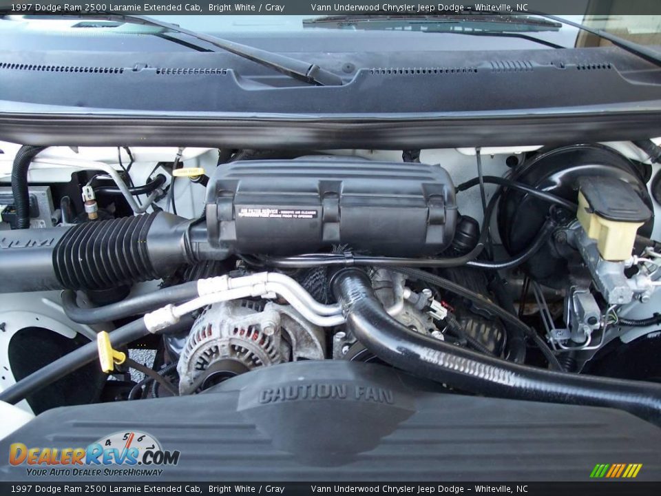 1997 Dodge Ram 2500 Laramie Extended Cab 5.9 Liter OHV 16-Valve Magnum V8 Engine Photo #13