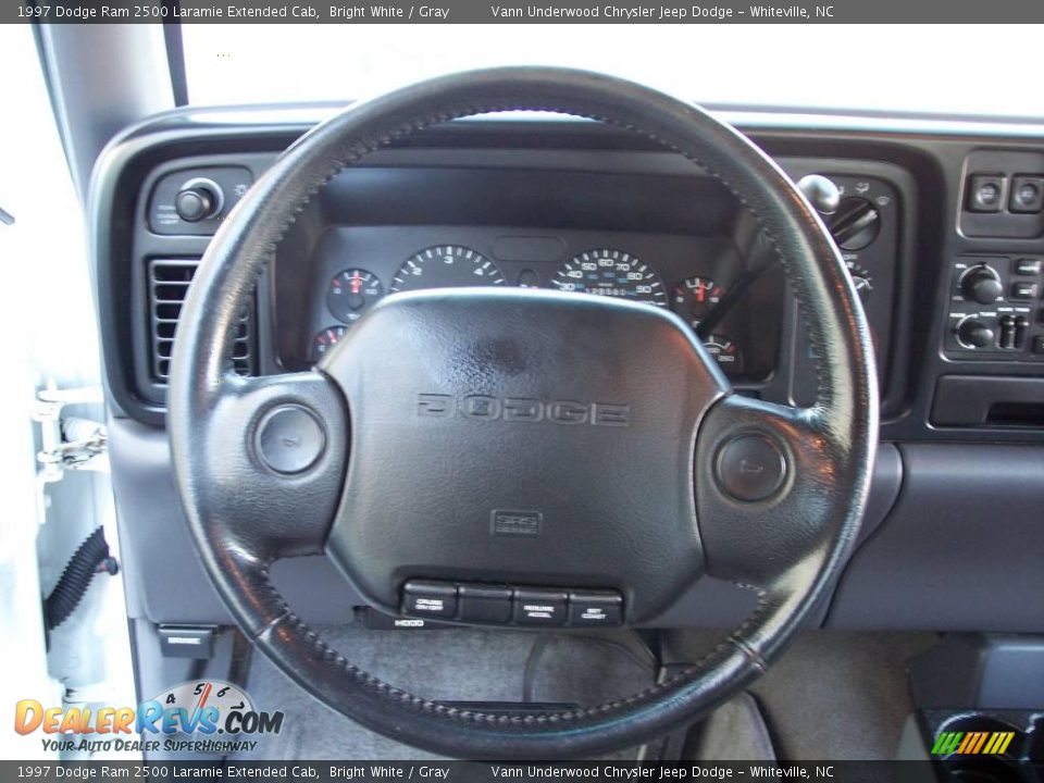 1997 Dodge Ram 2500 Laramie Extended Cab Steering Wheel Photo #19