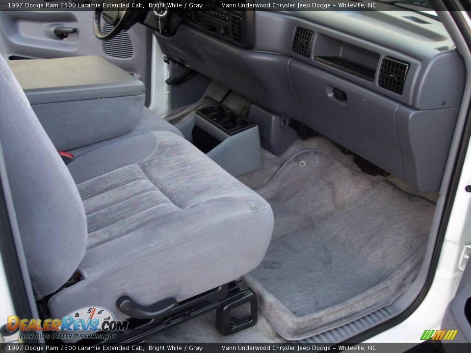Gray Interior - 1997 Dodge Ram 2500 Laramie Extended Cab Photo #25