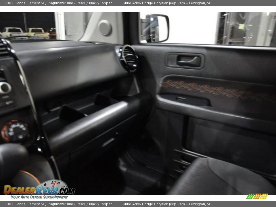 2007 Honda Element SC Nighthawk Black Pearl / Black/Copper Photo #15