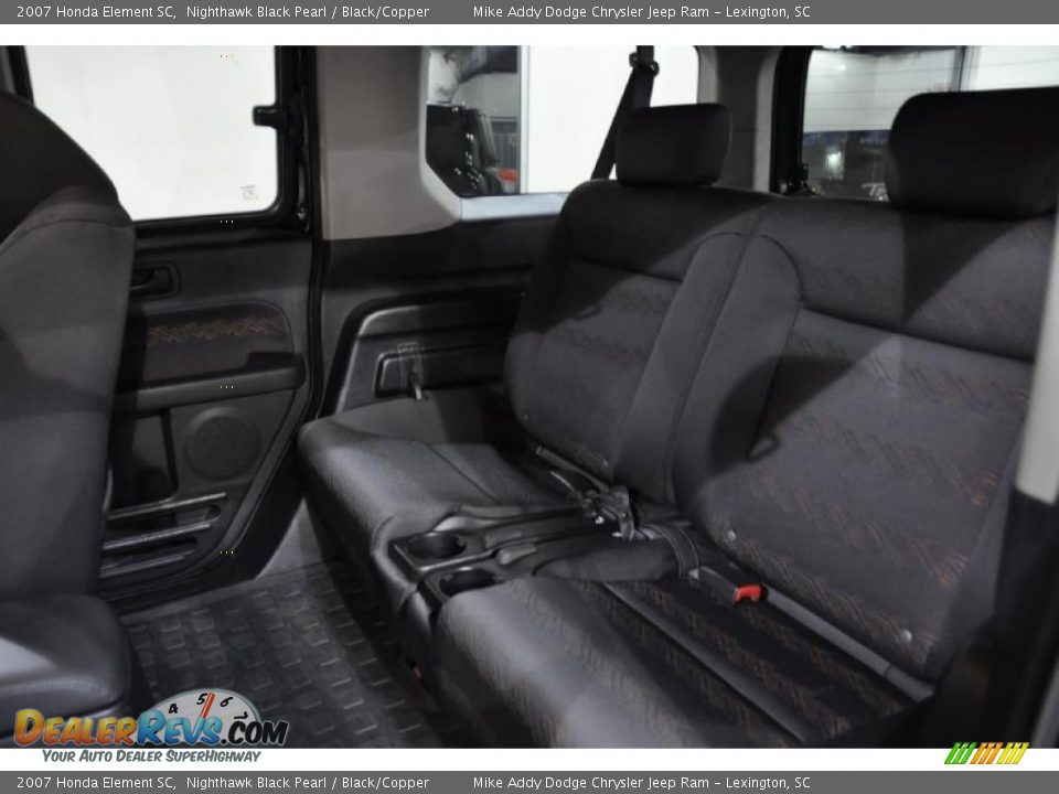 Black/Copper Interior - 2007 Honda Element SC Photo #17