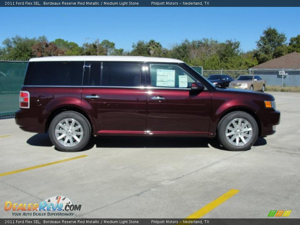 Bordeaux Reserve Red Metallic 2011 Ford Flex SEL Photo #2