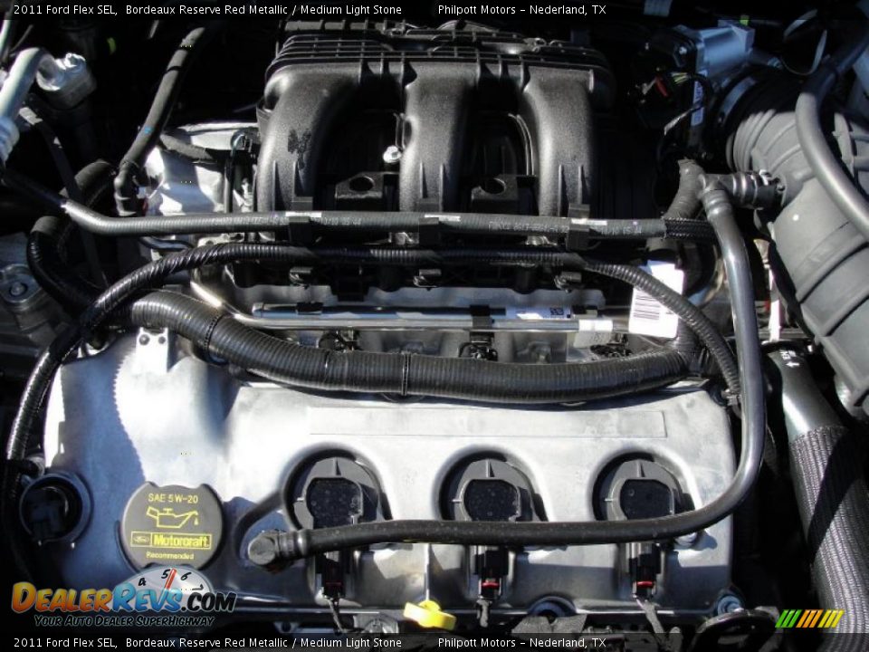 2011 Ford Flex SEL 3.5 Liter DOHC 24-Valve VVT Duratec 35 V6 Engine Photo #16