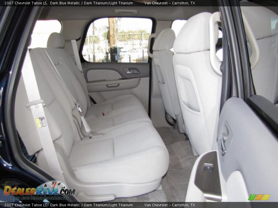 Dark Titanium Light Titanium Interior 2007 Chevrolet Tahoe