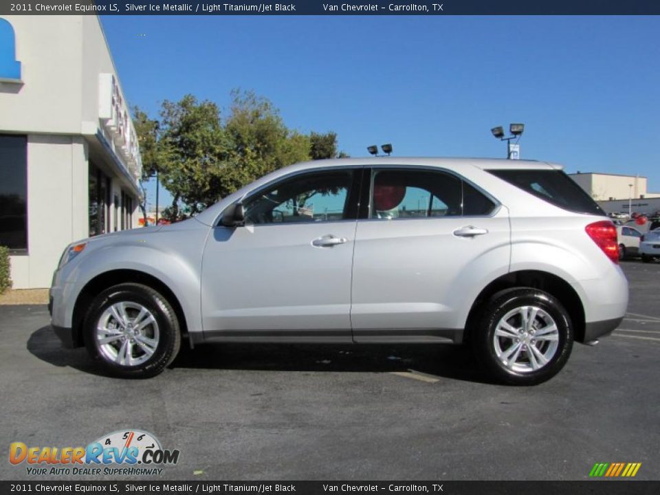 Silver Ice Metallic 2011 Chevrolet Equinox LS Photo #4