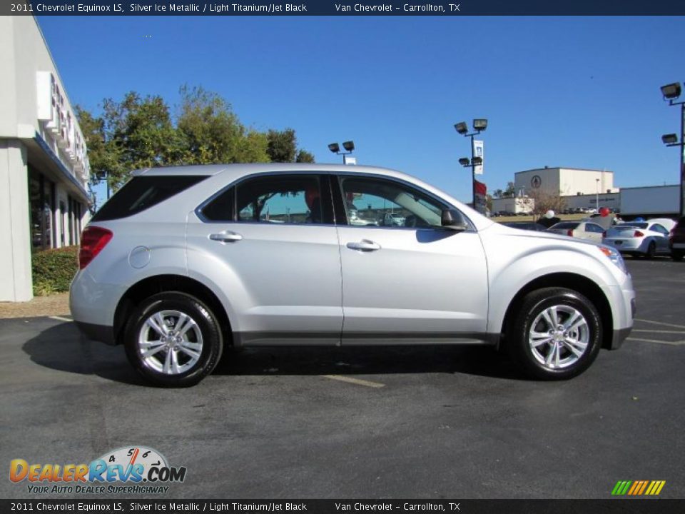 Silver Ice Metallic 2011 Chevrolet Equinox LS Photo #7