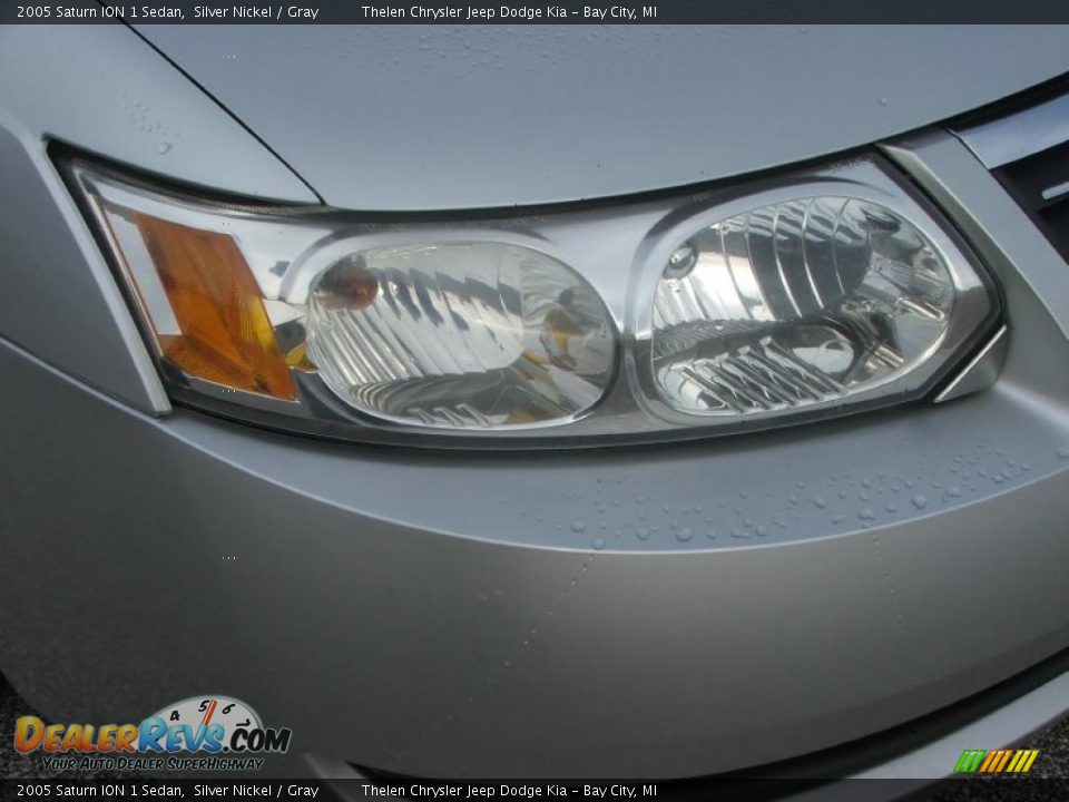 2005 Saturn ION 1 Sedan Silver Nickel / Gray Photo #9