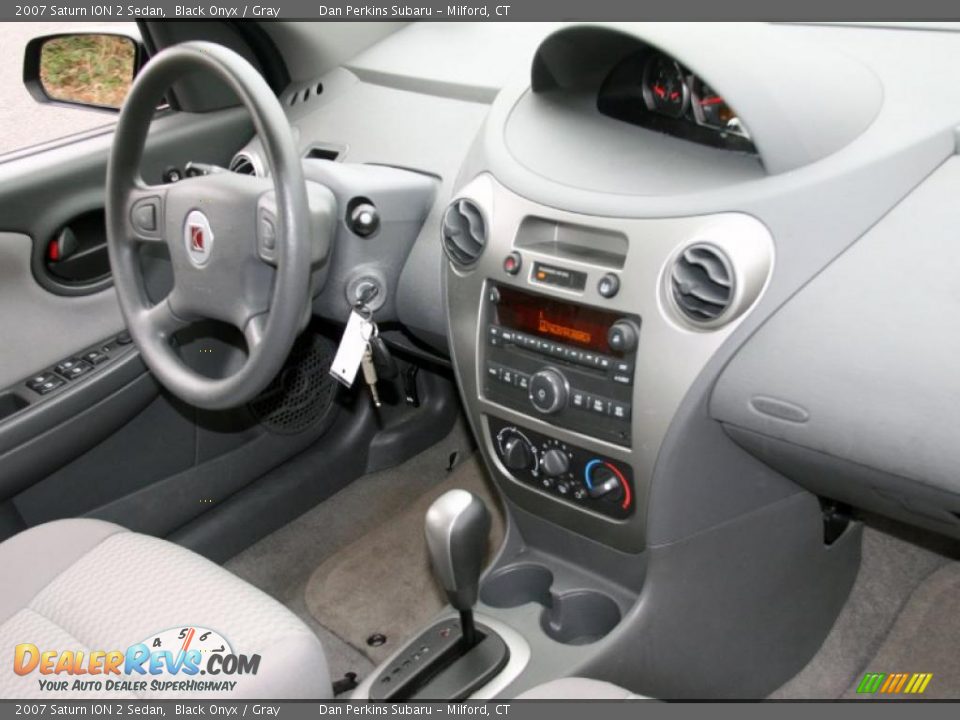 Gray Interior 2007 Saturn Ion 2 Sedan Photo 17 Dealerrevs Com