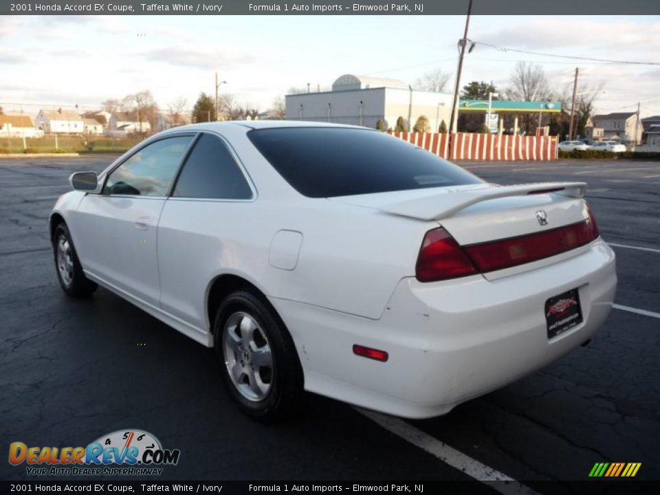 2001 Honda accord coupe white #1