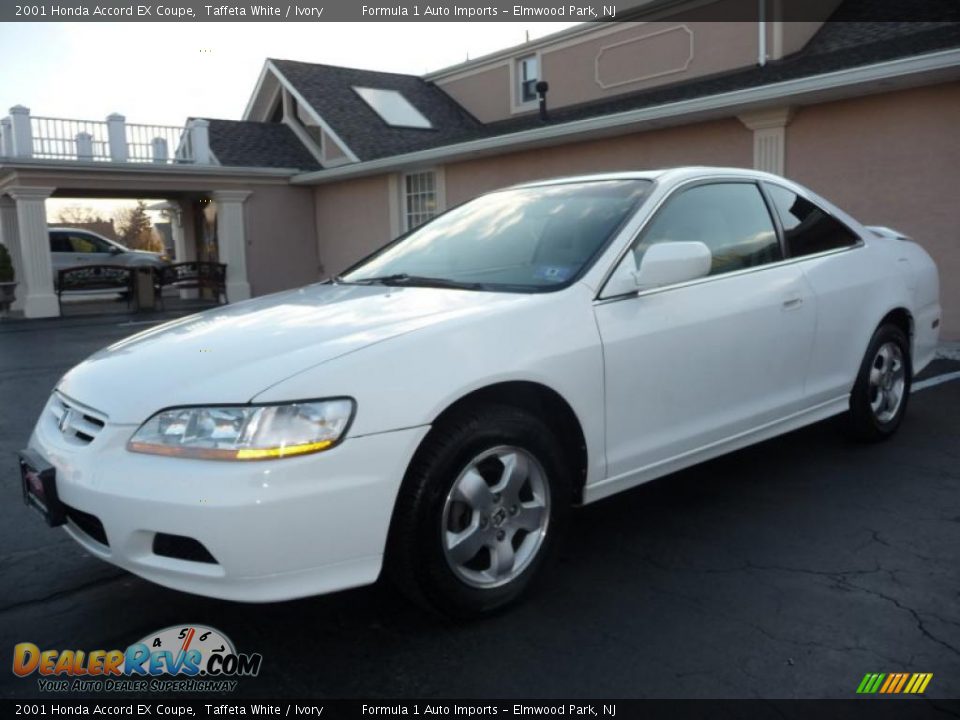 2001 Honda accord coupe white #2