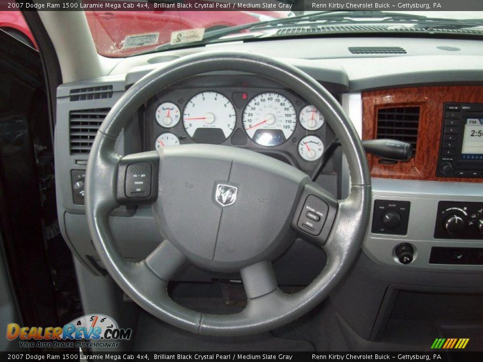 2007 Dodge Ram 1500 Laramie Mega Cab 4x4 Steering Wheel Photo #21