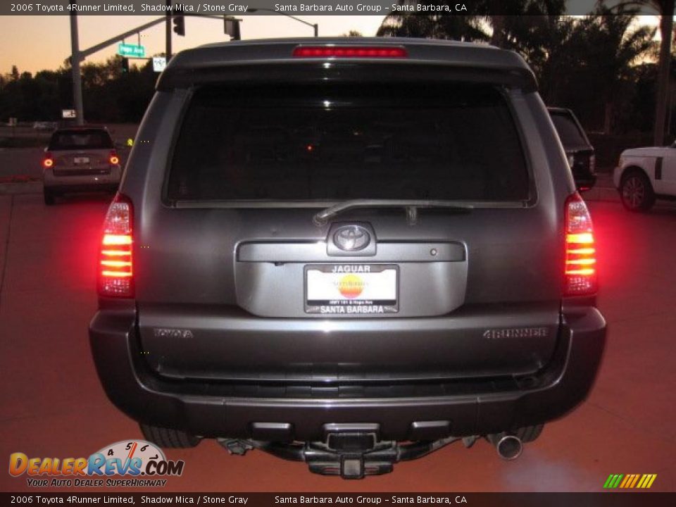 2006 Toyota 4Runner Limited Shadow Mica / Stone Gray Photo #4