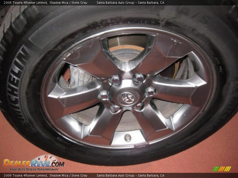 2006 Toyota 4Runner Limited Shadow Mica / Stone Gray Photo #19